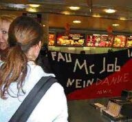 Bericht von McDonald's ArbeiterInnen zur internationalen Aktion am 16. Oktober
