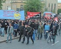 Der Berliner erste Mai ist ein seltsames Ritual bei den Linken dieser Stadt...