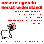 Unsere Agenda heißt Widerstand!