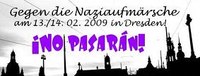 13./14.2. Dresden: ¡No pasarán! - Kein Ort für die Verdrehung der Geschichte!