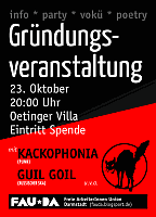 FAU Darmstadt - Gründungsveranstaltung mit Bands