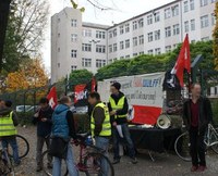 Update - Bericht zur Kundgebung: Ausgezockt, Bally Wulff! Gegen Lohndumping und Outsourcing in Berlin-Neukölln!