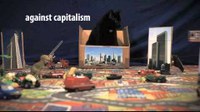 Katze steigt in Kiste | Cat climbs in a box | european actionday against capitalism