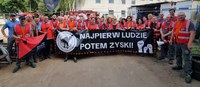Solidarität mit dem Streik bei Jeremias in Polen