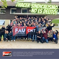 Solidarität mit der CNT Xixon / Gijon