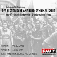 Online-Vortrag: Der historische Anarcho-Syndikalismus