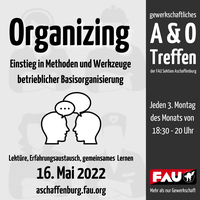 A&O-Treffen: Organizing