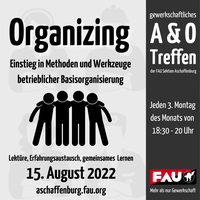 A&O-Treffen: Organizing