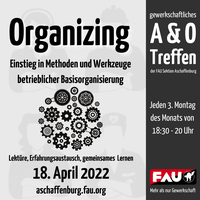 A&O-Treffen: Organizing