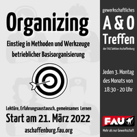 A&O-Treffen: Start der Reihe „Organizing“