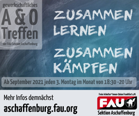 Gewerkschaftliches A&O-Treffen ab September 2021