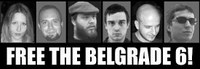 Protestversammlung - Free the Belgrade 6!