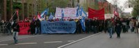 Sozialrevolutionäre Vorabenddemonstration zum 1. Mai in Frankfurt/M