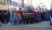 Offenbach:Erfolgreiche antifaschistische Demonstration gegen reaktionäre Bewegungen