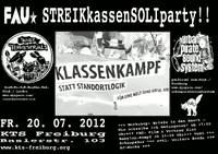 20. Juli 2012 | STREIKkassenSOLIparty!! | KTS