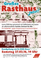 Kundgebung für ein Soziales Zentrum für Alle im Ex-DGB-Haus