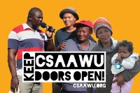 Keep CSAAWU Doors Open! - Spendensammlung für die Kämpfe von LandarbeiterInnen in Südafrika