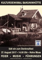 Denkmalfest an der Bakuninhütte