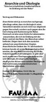 Anarchie und Ökologie - Eine herrschaftsfreie Gesellschaft im Einklang mit der Natur