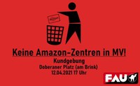 Kundgebung: Keine Amazon-Zentren in MV!